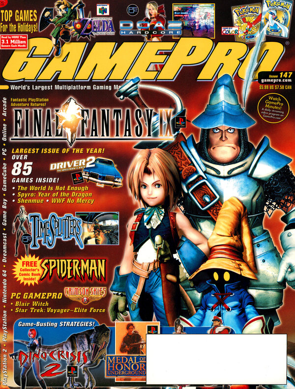 GamePro Issue 147 (December 2000) cover